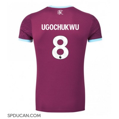 Muški Nogometni Dres Burnley Lesley Ugochukwu #8 Domaci 2025-26 Kratak Rukav Muški Nogometni Dres Burnley Lesley Ugochukwu #8 Domaci 2025-26 Kratak Rukav